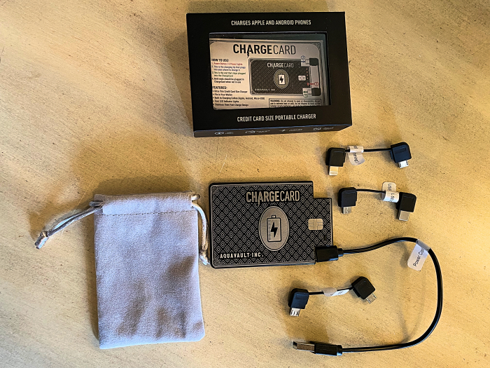 Unboxing the ChargeCard: AquaVault's ultra slim & powerful credit