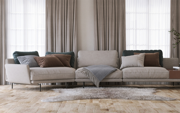 Upgrade your home decor with luxurious curtains and rugs.