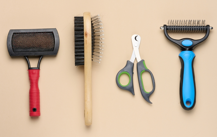 Grooming Essentials for Pets Brushes Nail Clippers and Quality Care