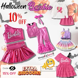 Get Up to 25% Off on Halloween Barbie Dresses