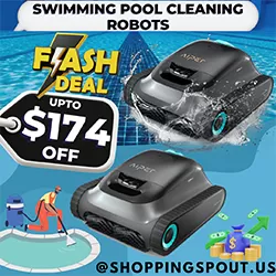 Get up to $174 Off on Swimming Pool Cleaning Robots